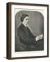 Lewis Carroll alias Charles Lutwidge Dodgson, English Mathematician, Clergyman and Writer-null-Framed Photographic Print