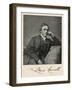 Lewis Carroll alias Charles Lutwidge Dodgson, English Mathematician, Clergyman and Writer-null-Framed Art Print