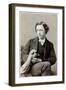 Lewis Carroll (B/W Photo)-Oscar Gustav Rejlander-Framed Giclee Print