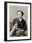 Lewis Carroll (B/W Photo)-Oscar Gustav Rejlander-Framed Giclee Print