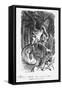Lewis Carroll Book Illustration-null-Framed Stretched Canvas