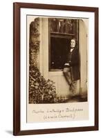 Lewis Carroll (Charles Lutwidge Dodgson 1832-1898), Self Portrait, circa 1863-Lewis Carroll-Framed Giclee Print