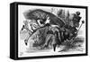 Lewis Carroll --John Tenniel-Framed Stretched Canvas