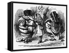 Lewis Carroll --John Tenniel-Framed Stretched Canvas