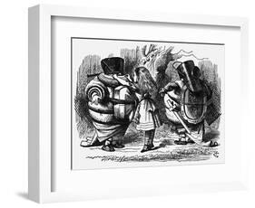 Lewis Carroll --John Tenniel-Framed Giclee Print