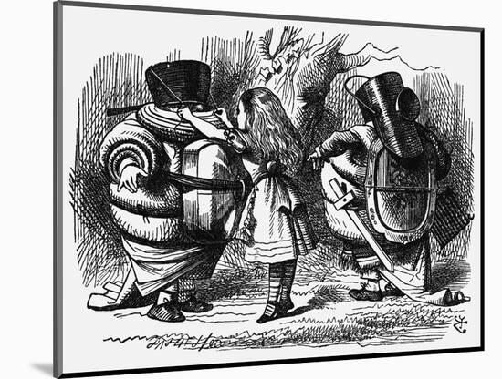 Lewis Carroll --John Tenniel-Mounted Giclee Print