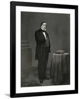 Lewis Cass-Alonzo Chappel-Framed Art Print