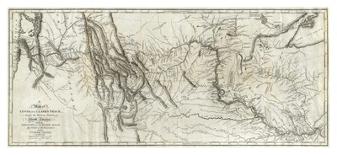 Map of Lewis and Clark's Track, Across the Western Portion of North America, c.1814-Lewis & Clark-Art Print