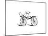 Lewis Gompertz's Improvement on Baron Von Drais's Bicycle, 1821-null-Mounted Giclee Print