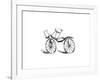 Lewis Gompertz's Improvement on Baron Von Drais's Bicycle, 1821-null-Framed Giclee Print