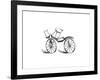 Lewis Gompertz's Improvement on Baron Von Drais's Bicycle, 1821-null-Framed Giclee Print