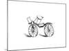 Lewis Gompertz's Improvement on Baron Von Drais's Bicycle, 1821-null-Mounted Giclee Print