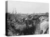 Lewis Gunner on the Firing Step of a Trench, 1916-18-English Photographer-Stretched Canvas