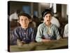 Lewis_Hine,Cigarmakers, Tampa, Florida 1909 (Coloured Photo)-Lewis Wickes Hine-Stretched Canvas