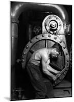 Lewis Hine Powerhouse Mechanic 1920 Archival PhotoPoster-null-Mounted Poster