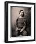 Lewis Powell in Wrist Irons aboard the USS Saugus, 1865 (Photo)-Alexander Gardner-Framed Giclee Print