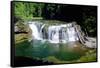 Lewis River Lower Falls-Douglas Taylor-Framed Stretched Canvas