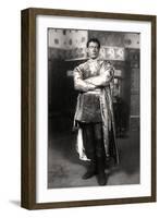 Lewis Waller (1860-191), English Actor and Theatre Manager, Early 20th Century-Foulsham and Banfield-Framed Photographic Print