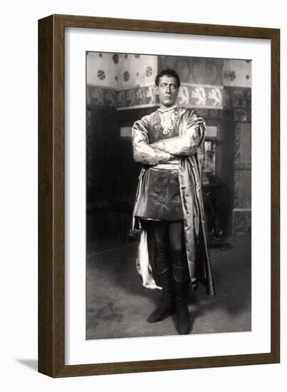 Lewis Waller (1860-191), English Actor and Theatre Manager, Early 20th Century-Foulsham and Banfield-Framed Photographic Print