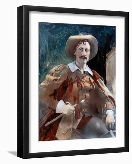 Lewis Waller in the Three Musketeers, C1902-Ellis & Walery-Framed Giclee Print