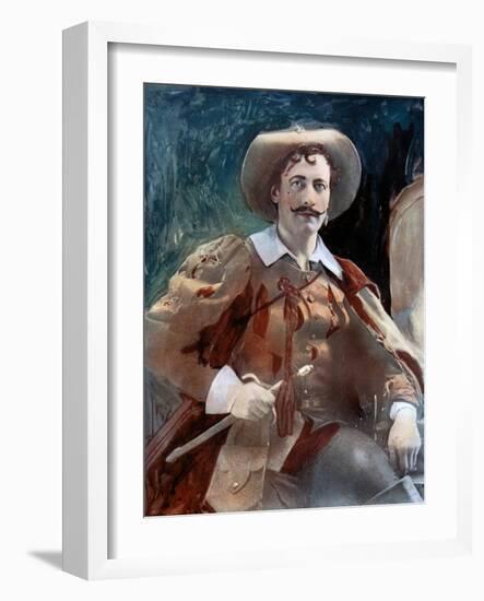 Lewis Waller in the Three Musketeers, C1902-Ellis & Walery-Framed Giclee Print