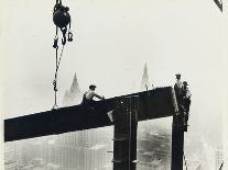 Construction Worker, Empire State Building, New York City, C.1930-Lewis Wickes Hine-Photographic Print