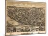 Lewisburg, Pennsylvania - Panoramic Map-Lantern Press-Mounted Art Print