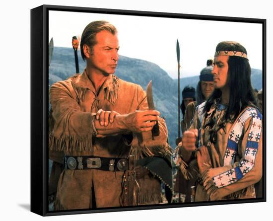 Lex Barker, winnetou the warrior (1946)-null-Framed Stretched Canvas