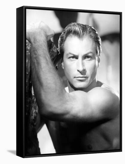 Lex Barker-null-Framed Stretched Canvas