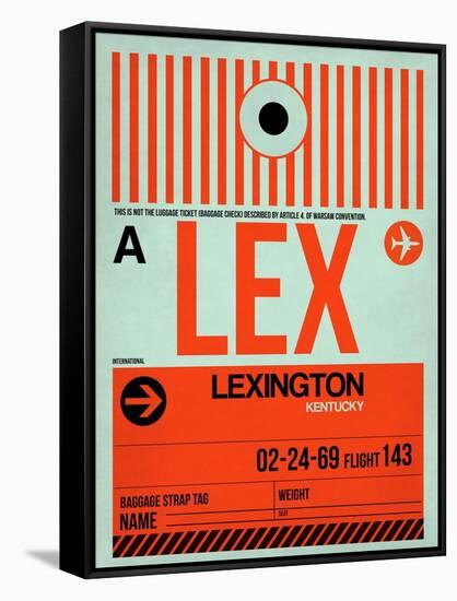 LEX Lexington Luggage Tag I-NaxArt-Framed Stretched Canvas