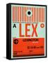 LEX Lexington Luggage Tag I-NaxArt-Framed Stretched Canvas