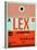 LEX Lexington Luggage Tag I-NaxArt-Stretched Canvas