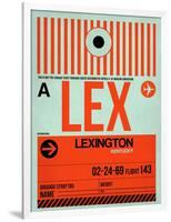 LEX Lexington Luggage Tag I-NaxArt-Framed Art Print