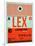 LEX Lexington Luggage Tag I-NaxArt-Framed Art Print