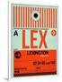 LEX Lexington Luggage Tag I-NaxArt-Framed Art Print