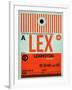 LEX Lexington Luggage Tag I-NaxArt-Framed Art Print