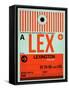 LEX Lexington Luggage Tag I-NaxArt-Framed Stretched Canvas