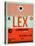 LEX Lexington Luggage Tag I-NaxArt-Stretched Canvas