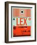 LEX Lexington Luggage Tag I-NaxArt-Framed Art Print