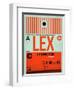 LEX Lexington Luggage Tag I-NaxArt-Framed Art Print