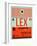 LEX Lexington Luggage Tag I-NaxArt-Framed Art Print