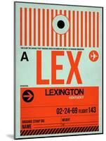 LEX Lexington Luggage Tag I-NaxArt-Mounted Art Print