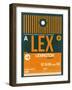 LEX Lexington Luggage Tag II-NaxArt-Framed Art Print