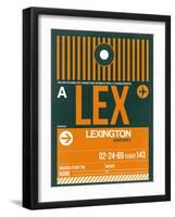 LEX Lexington Luggage Tag II-NaxArt-Framed Art Print