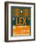 LEX Lexington Luggage Tag II-NaxArt-Framed Art Print