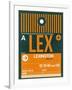 LEX Lexington Luggage Tag II-NaxArt-Framed Art Print