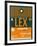 LEX Lexington Luggage Tag II-NaxArt-Framed Art Print