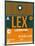 LEX Lexington Luggage Tag II-NaxArt-Mounted Art Print