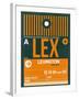 LEX Lexington Luggage Tag II-NaxArt-Framed Art Print