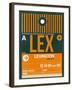 LEX Lexington Luggage Tag II-NaxArt-Framed Art Print